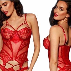 NWT Honey Birdette Jessica Corset Bustier 32DD/E